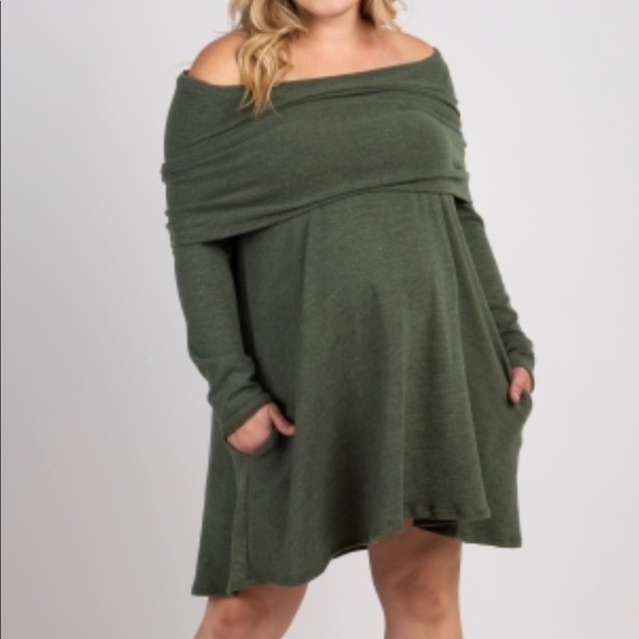 Pinkblush Dresses & Skirts - Pink Blush Maternity Off Shoulder Dress